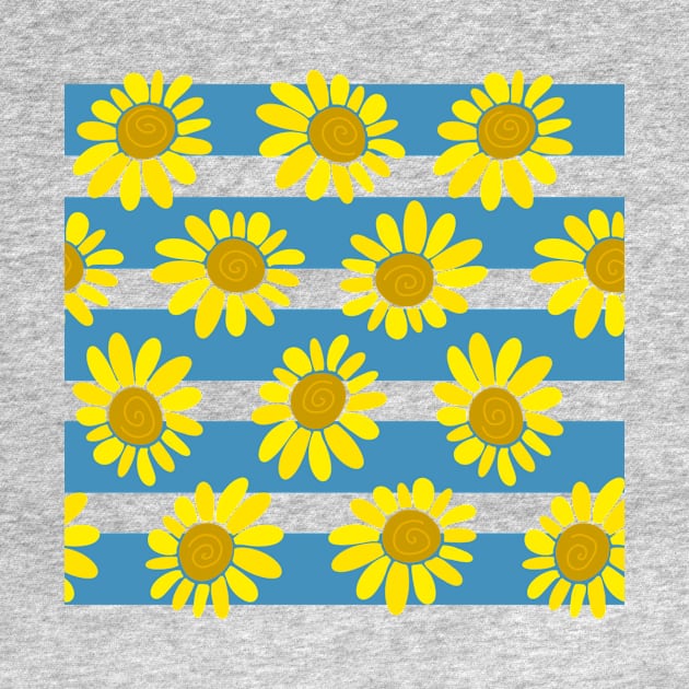 Sunflower Seamless Pattern by Genesis